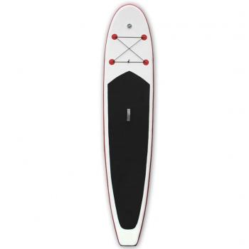 Stand Up Paddle Board SUP Aufblasbar Rot und Weiß