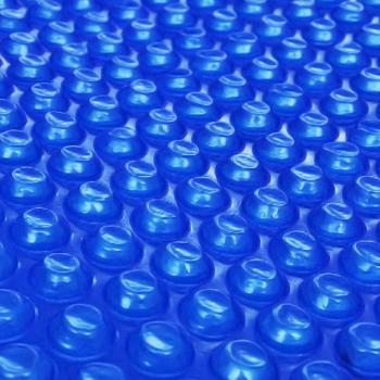 Runde Pool-Abdeckung PE Blau 549 cm