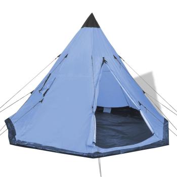 ARDEBO.de - Zelt für 4 Personen Blau