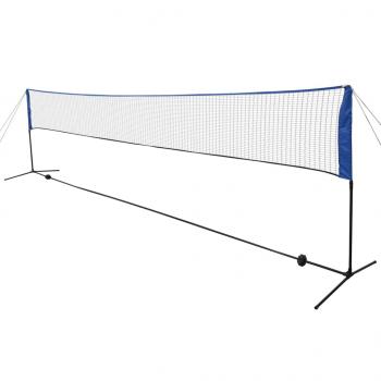 ARDEBO.de - Badmintonnetz mit Federbällen 600x155 cm