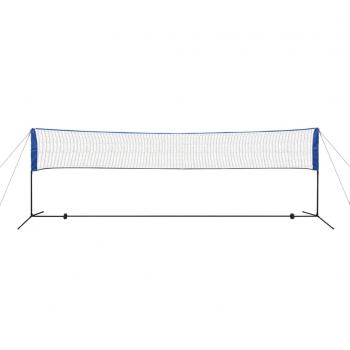 Badmintonnetz-Set mit Federbällen 500 x 155 cm