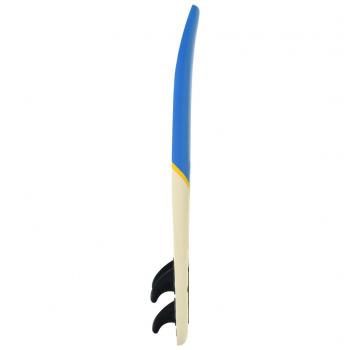 Surfbrett 170 cm Blau und Creme