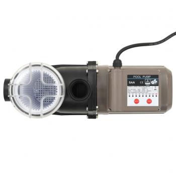 Poolpumpe mit Timer Schwarz 0,25 PS 8000 L/h