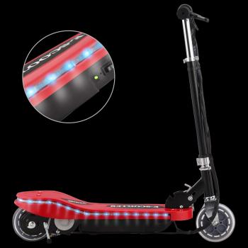 E-Scooter mit LED 120 W Rot