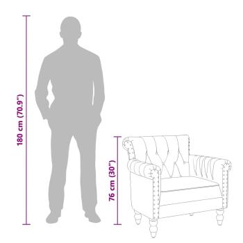 Sessel Braun Echtes Ziegenleder 