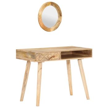 Schminktisch 100x50x76 cm Mango Massivholz 