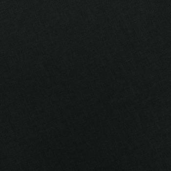 Sessel mit Fußhocker Schwarz Stoff 