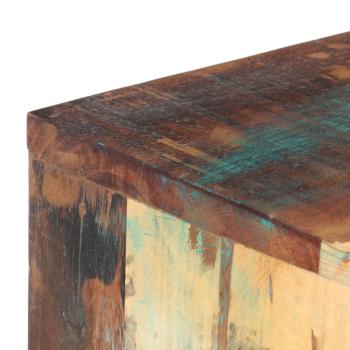 ARDEBO.de - Schreibtisch 118x48x75 cm Recyceltes Massivholz  