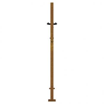 Gartentor 105x130 cm Cortenstahl Gras-Design
