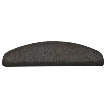 Selbstklebende Treppenmatten 15 Stk. Anthrazit 65x21x4 cm