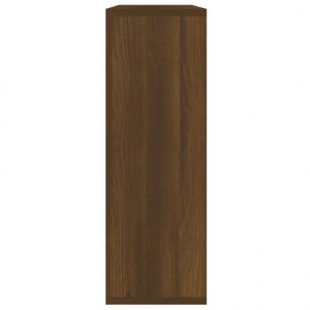 Wandregal Braun Eichen-Optik 104x20x58,5 cm Holzwerkstoff