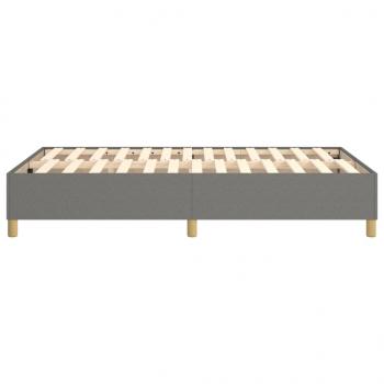 Bettgestell Dunkelgrau 120x200 cm Stoff