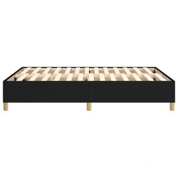 Bettgestell Schwarz 140x190 cm Stoff