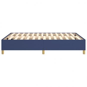 Bettgestell Blau 140x190 cm Stoff