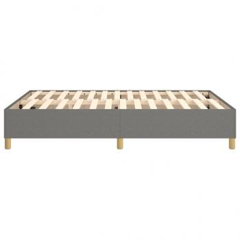 Bettgestell Dunkelgrau 140x200 cm Stoff