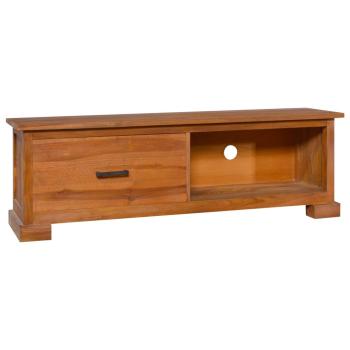 ARDEBO.de - TV-Schrank 112x30x37 cm Massivholz Teak