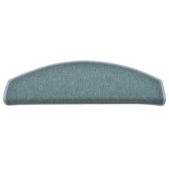 Treppenmatten 15 Stk. Blau 65x24x4 cm