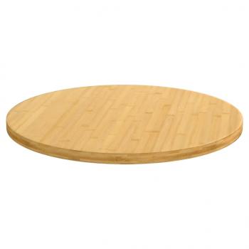 Tischplatte Ø60x2,5 cm Bambus