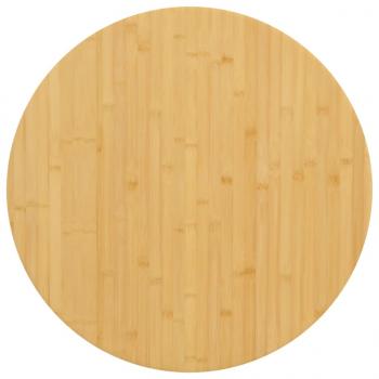 ARDEBO.de - Tischplatte Ø90x4 cm Bambus