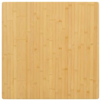 ARDEBO.de - Tischplatte 80x80x2,5 cm Bambus