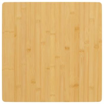 ARDEBO.de - Tischplatte 50x50x4 cm Bambus