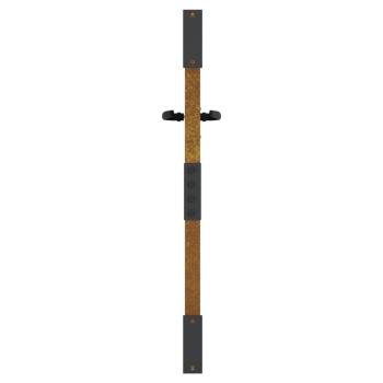 Gartentor 85x100 cm Cortenstahl Gras-Design