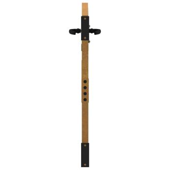 Gartentor 85x100 cm Cortenstahl Bambus-Design