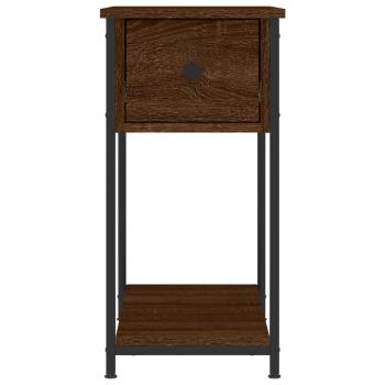 Nachttisch Braun Eichen-Optik 30x60x60 cm Holzwerkstoff