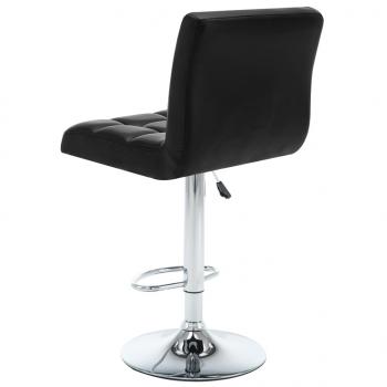 Barhocker 2 Stk. Schwarz Kunstleder 