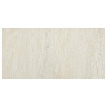 PVC-Fliesen Selbstklebend 55 Stk. 5,11 m² Creme