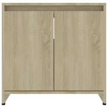 Badezimmerschrank Sonoma-Eiche 60x33x61 cm Holzwerkstoff