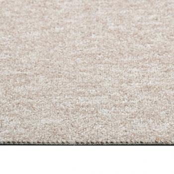 Teppichfliesen 20 Stk. 5 m² 50x50 cm Hellbeige