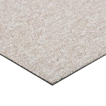 Teppichfliesen 20 Stk. 5 m² 50x50 cm Hellbeige