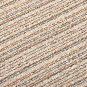 Teppichfliesen 20 Stk. 5 m² 50x50 cm Gestreift Beige