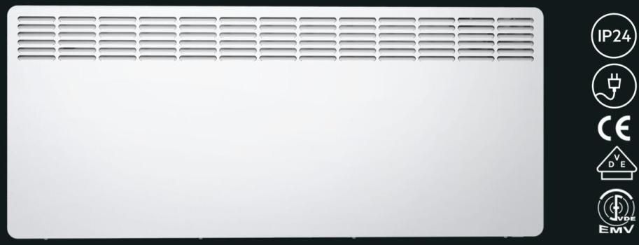 AEG WKL 2505 Wandkonvektor, 2500 W, LC-Display, Wochentimer, weiß (236536)