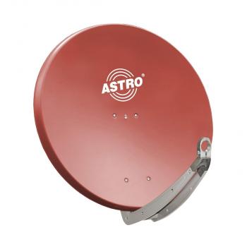 ARDEBO.de ASTRO ASP 85 R Offset Parabolantenne 85 cm, rot, Aluminium, 40mm Aufnahme