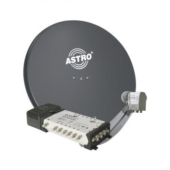 ARDEBO.de ASTRO ASP Paket 2 Ab auf´s Dach Offset Parabolantenne, 85cm, ACX945, SAM512