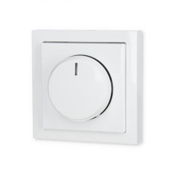 Busch-Jaeger 6523 UJ-84-102 Drehdimmer LED Komplettset, future linear, studioweiß glänzend (2CKA006512A0350)