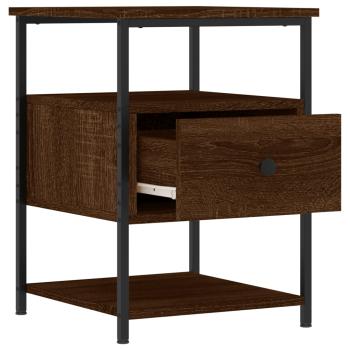 Nachttisch Braun Eichen-Optik 40x42x56 cm Holzwerkstoff