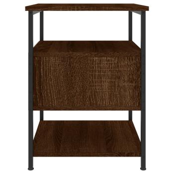Nachttisch Braun Eichen-Optik 40x42x56 cm Holzwerkstoff