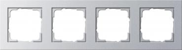 ARDEBO.de Gira 021425 Abdeckrahmen, 4fach, Farbe Alu, E2