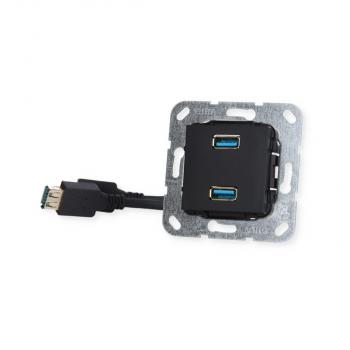 Einsatz USB 3.0 Typ A 2fach Gira 568510