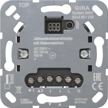 ARDEBO.de Gira 541400 Jalousiesteuereinsatz mit Nebenstelleneingang, System 3000
