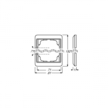 Busch-Jaeger 1732-20 Abdeckrahmen, Alpha Nea, 2-fach Rahmen, platin (2CKA001754A1660)