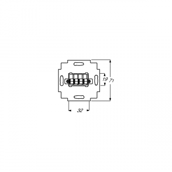 Busch-Jaeger 0248/04-101 Stereo-Lautsprecher-Anschlussdose, alpinweiß (2CKA000230A0403)