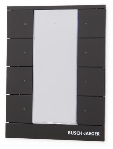 Busch-Jaeger SB/U8.0.11-885 Bedienelement, 8-fach, Busch-Tenton, schwarz matt (2CKA006330A0070)