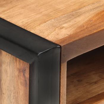 Nachttisch 40x35x55 cm Akazie Massivholz mit Palisander-Finish