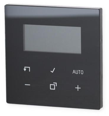 Jung LS1790DSW Display Standard zur Raumtemperaturregelung, Serie LS, schwarz