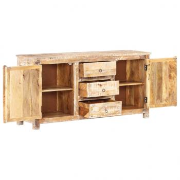 Sideboard 151x40x75 cm Raues Akazienholz 