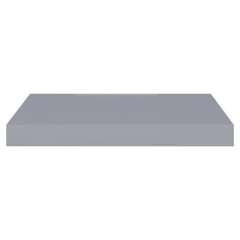 Schwebende Wandregale 2 Stk. Grau 40x23x3,8cm MDF